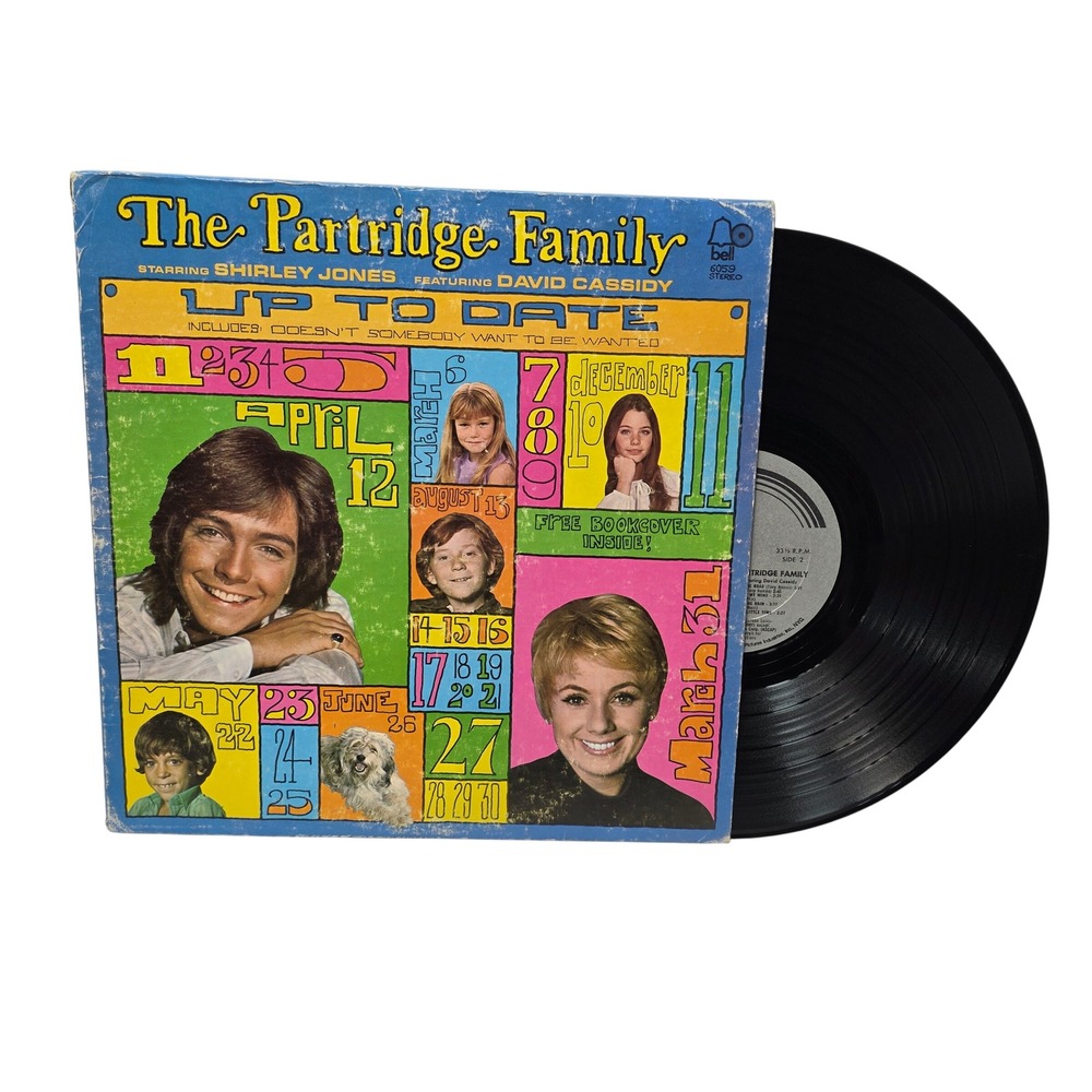 The Partridge Family Up To Date Vinyl LP Bell Records 6059 Shirley Jones 1971*